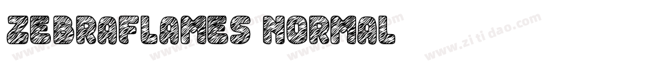 ZebraFlames Normal字体转换